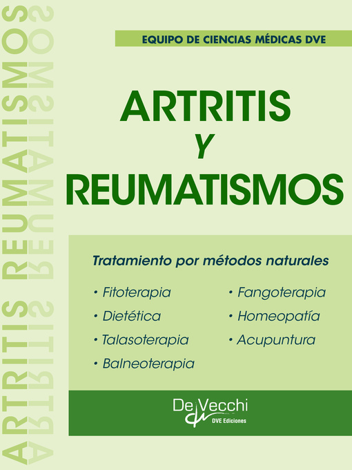 Title details for Artritis y Reumatismos by Equipo de Ciencias Médicas DVE - Available